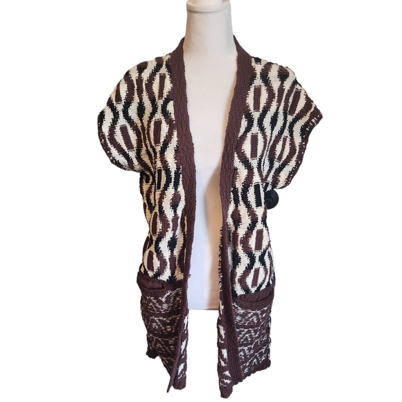 Anthropologie Sweaters - Anthropologie | Knitted & Knotted Pocketed Open Front Twisted Knit Cardigan